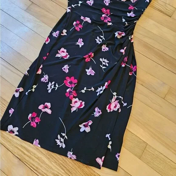 Vintage Lauren Ralph Lauren Floral Stretchy Dress - Picture 5 of 8